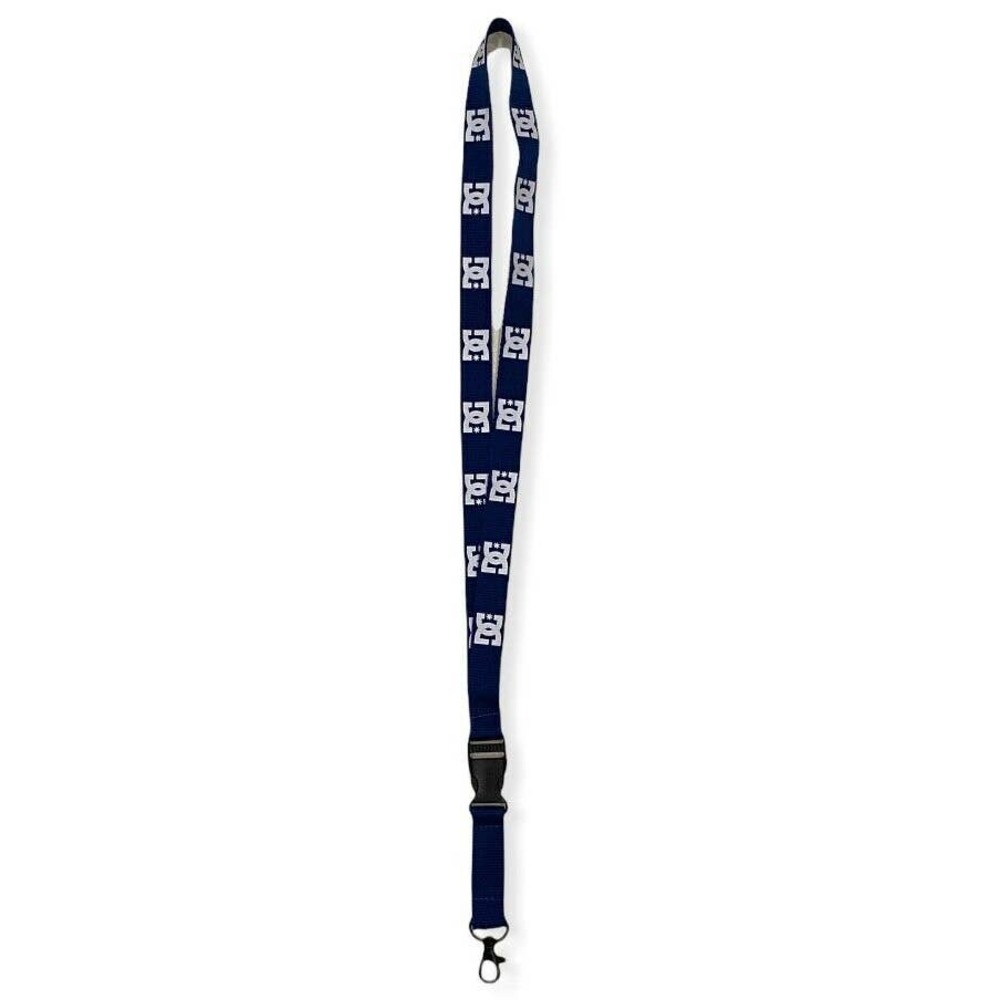 DC Shoes Logo Lanyard With Removable End Clip - Blue